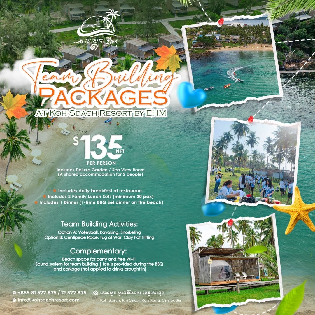 Team Building at Koh Sdach – A Refreshing Island Experience